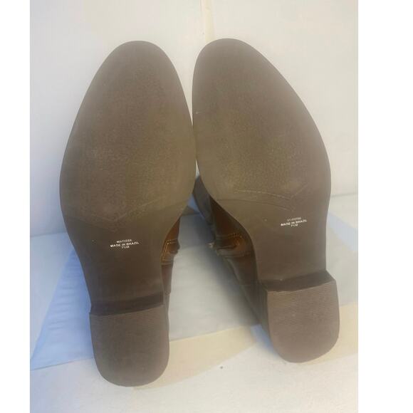 Matisse Women Calf Knee Brown Boho Leather Button Sargent Riding Boot Size 7.5 - Picture 6 of 6